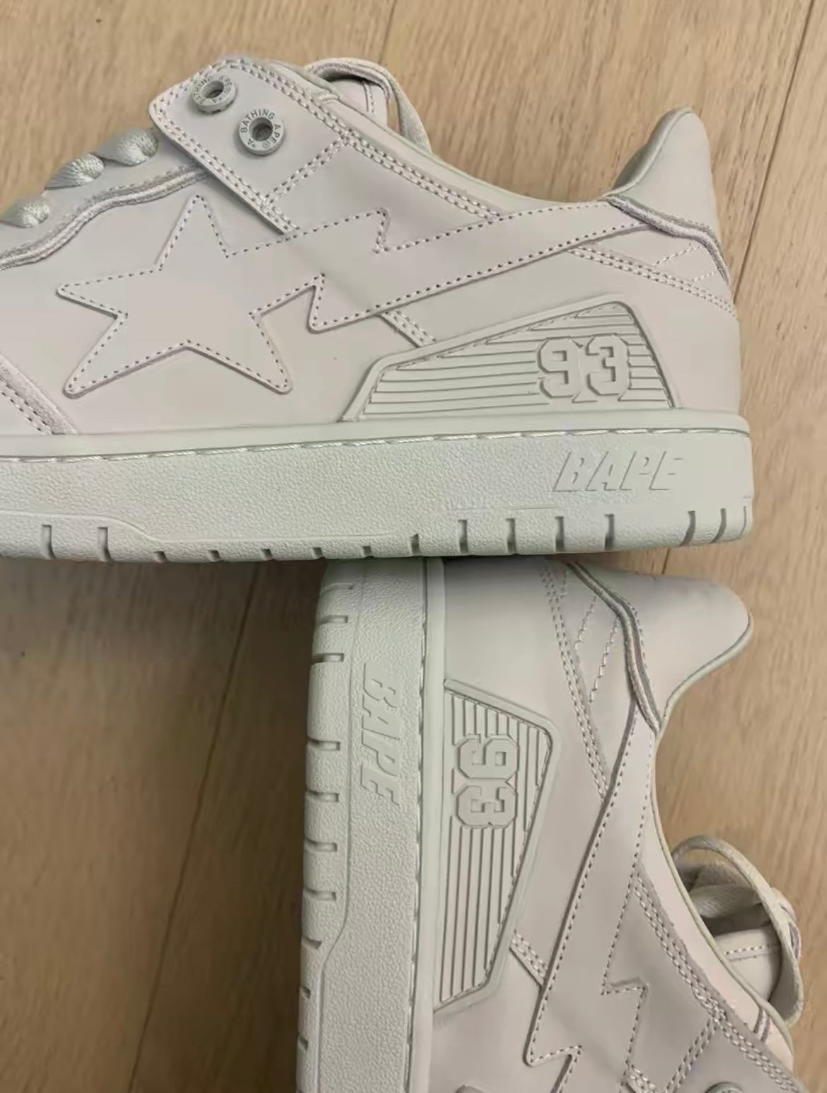BAPE SK8 Sta Urban Fall Sneakers in White 1H80-191-009 - product image from the listing.