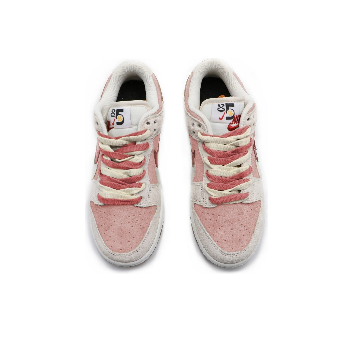 Nike Dunk Low SE Rabbit Year Sneakers in Pink White DO9457-117 - product image from the listing.