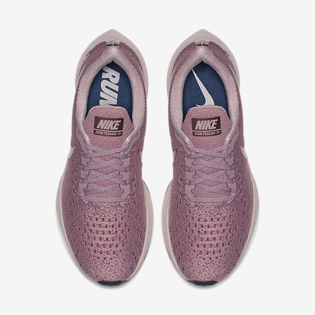 Women's Nike Air Zoom Pegasus 35 Running Shoes Rose 942855-601 - product image from the listing.