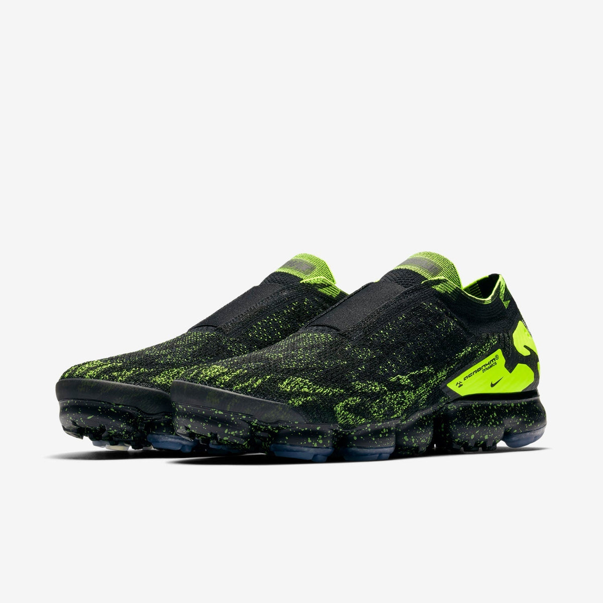 Nike Air VaporMax Moc 2 Acronym in Black Volt AQ0996-007 - product image from the listing.