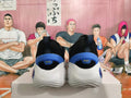 Nike Basketball Footwear in Black, Blue and Orange Gradient - product image from the listing.