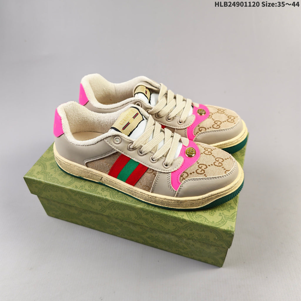 Gucci Distressed Screener Low-Cut Sneakers - product image from the listing.