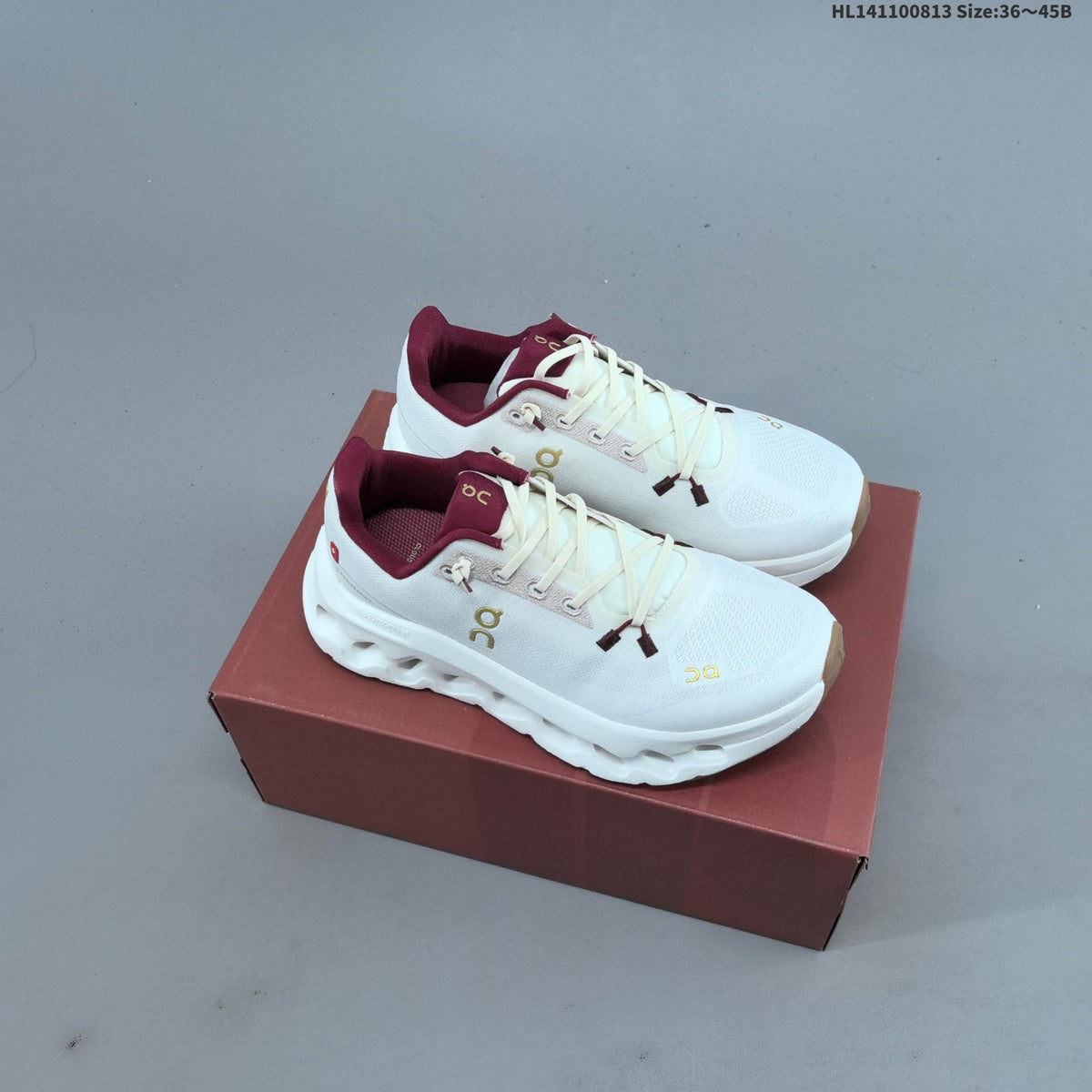 White and Grey On Cloudtilt Sneakers - product image from the listing.