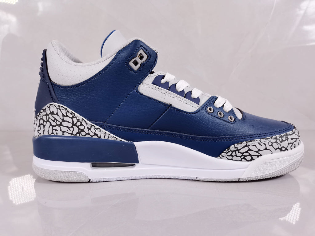 Air Jordan 3 Retro Sneakers Blue Grey - product image from the listing.