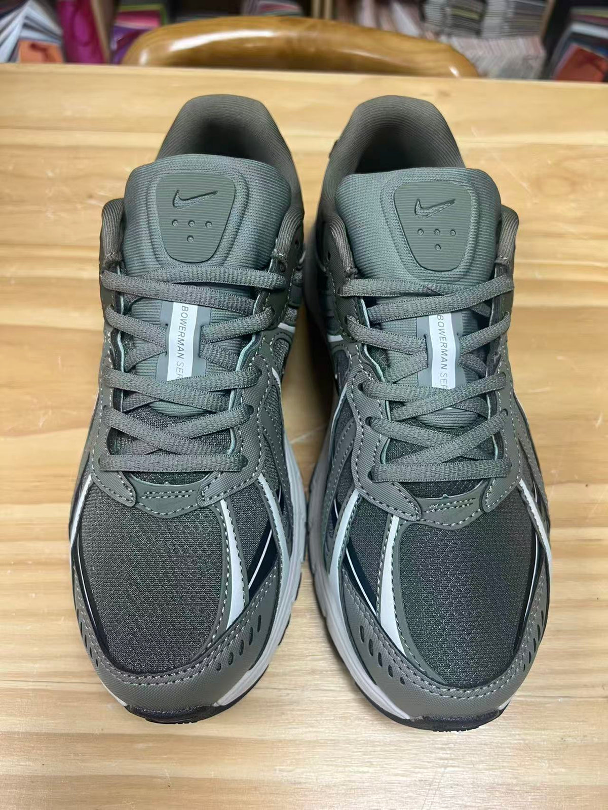 Nike P-9000 Trainers in Charcoal and Grey, IZ4752-300 - product image from the listing.