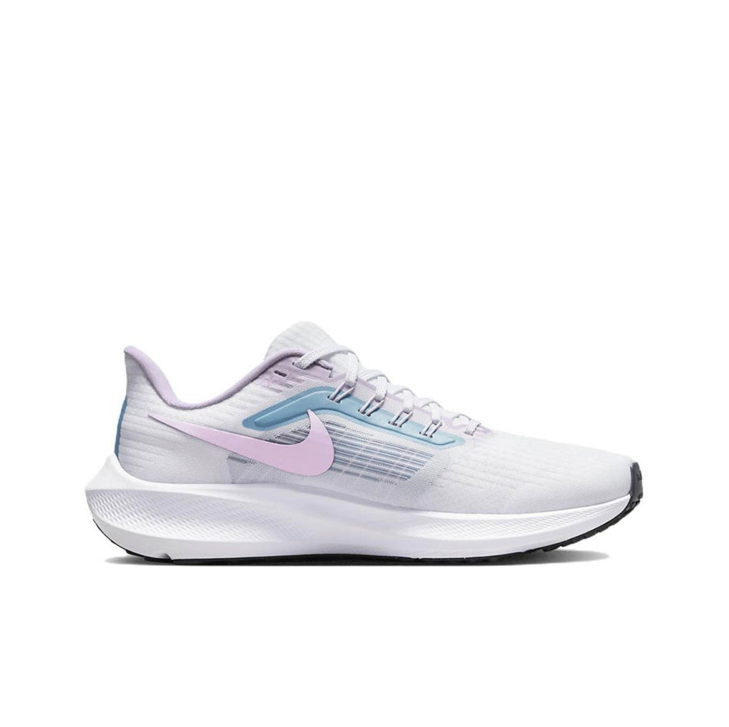 Nike Air Zoom Pegasus 39 White Lavender Shoes for Running DZ4445-100 - product image from the listing.