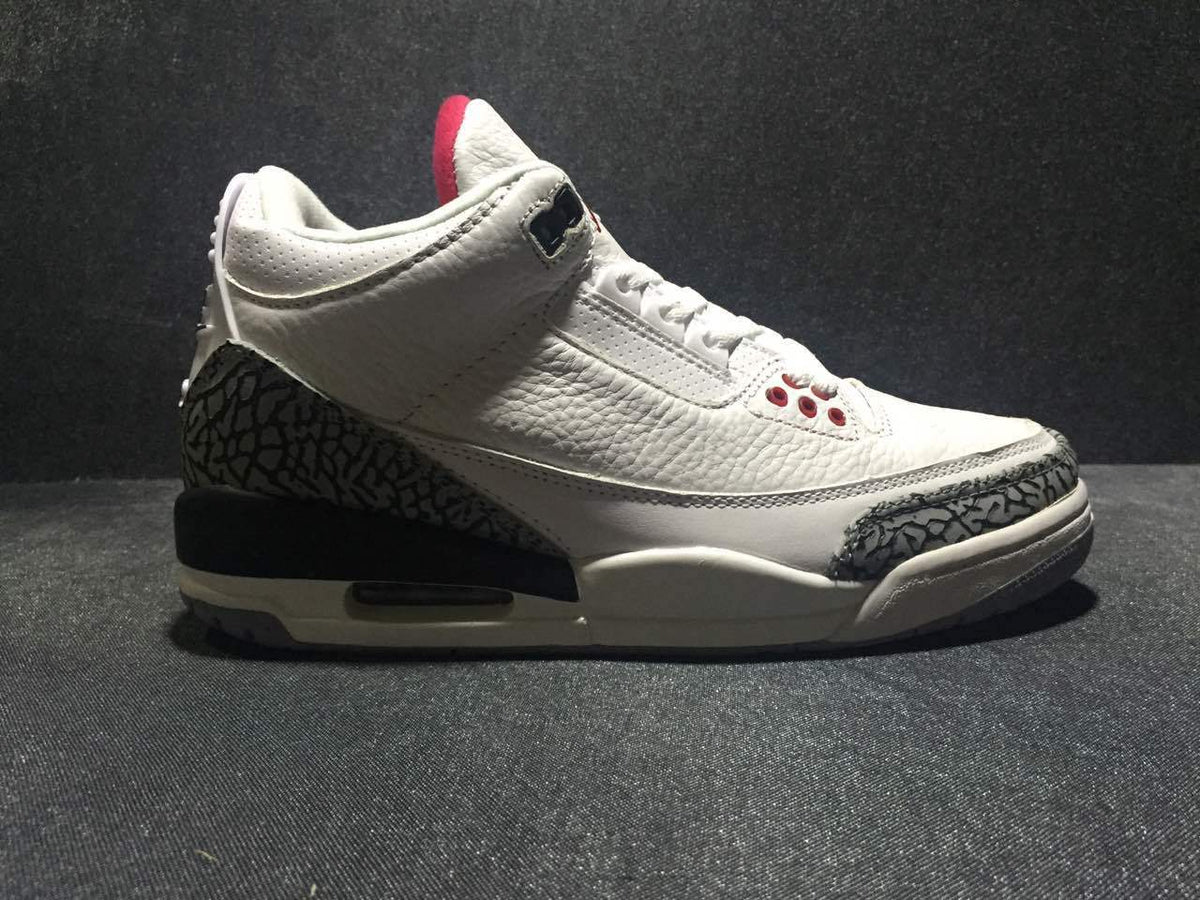 Air Jordan 3 White Cement High-Top Sneakers - product image from the listing.