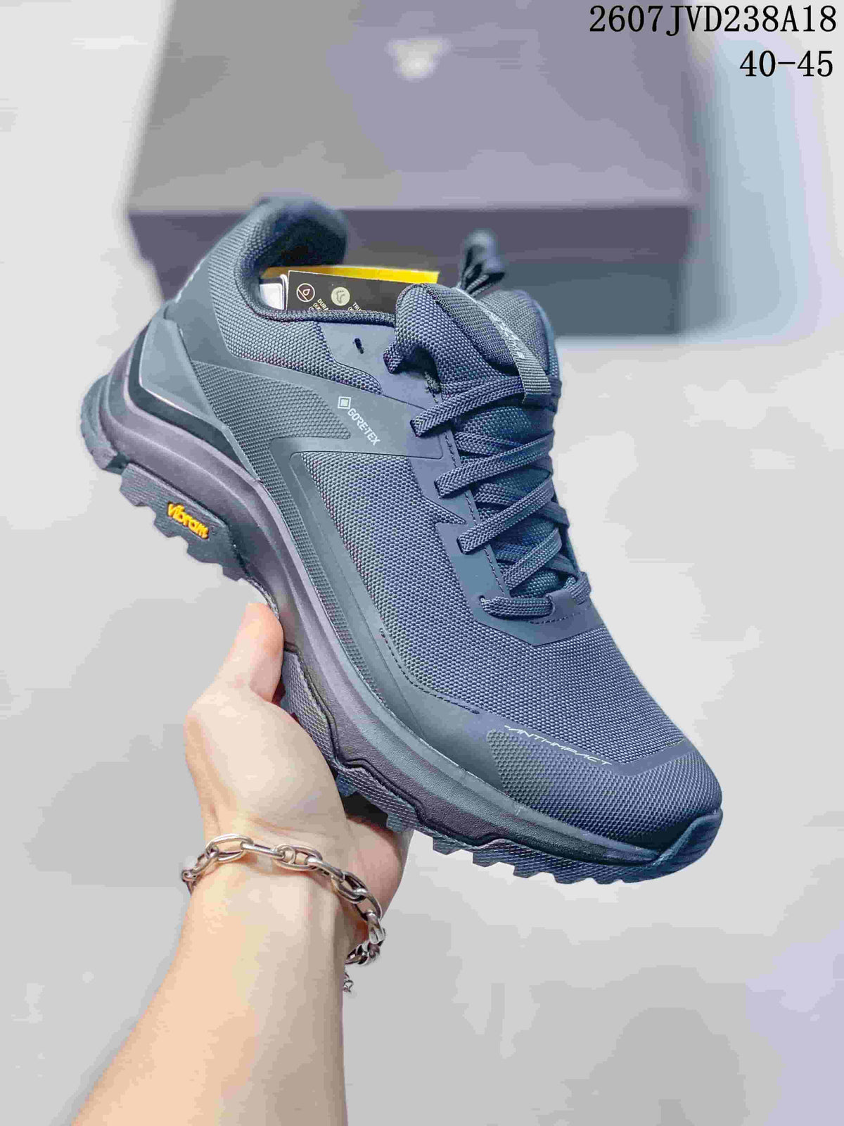 KAILAS Expedition Low-Top Hiking Shoes in Dark Gray 2607JVD238A18 - product image from the listing.