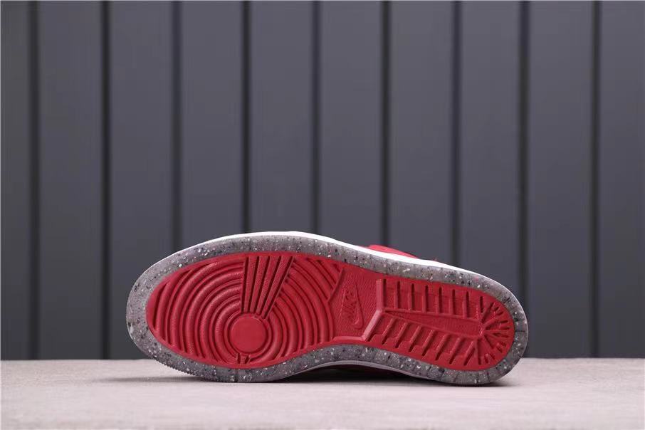 Air Jordan 1 Crater High-Top Sneakers in Red Red Black CT0978-600 - product image from the listing.