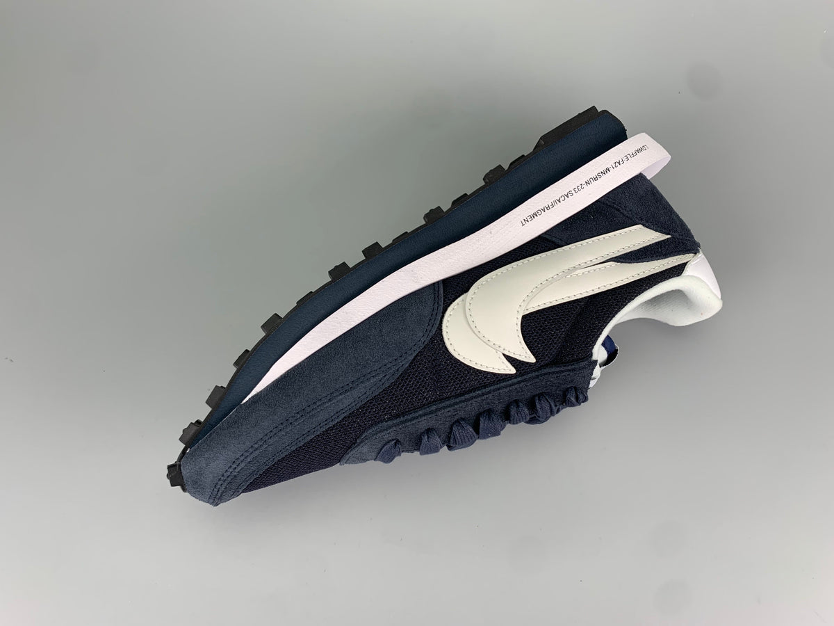 Nike LDWaffle Fragment sacai Sneakers in Navy DH2684-400 - product image from the listing.