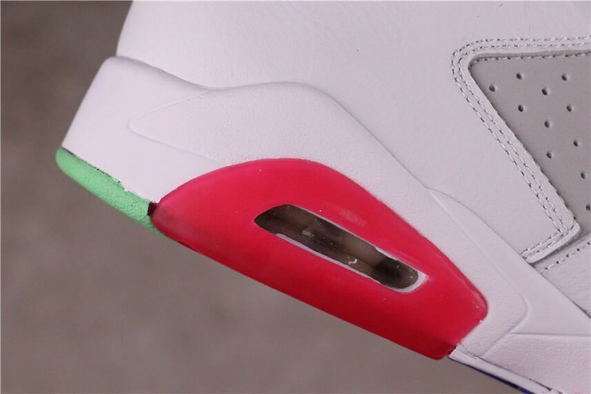 Air Jordan 6 Hare White Red Sneakers CT8529-062 - product image from the listing.
