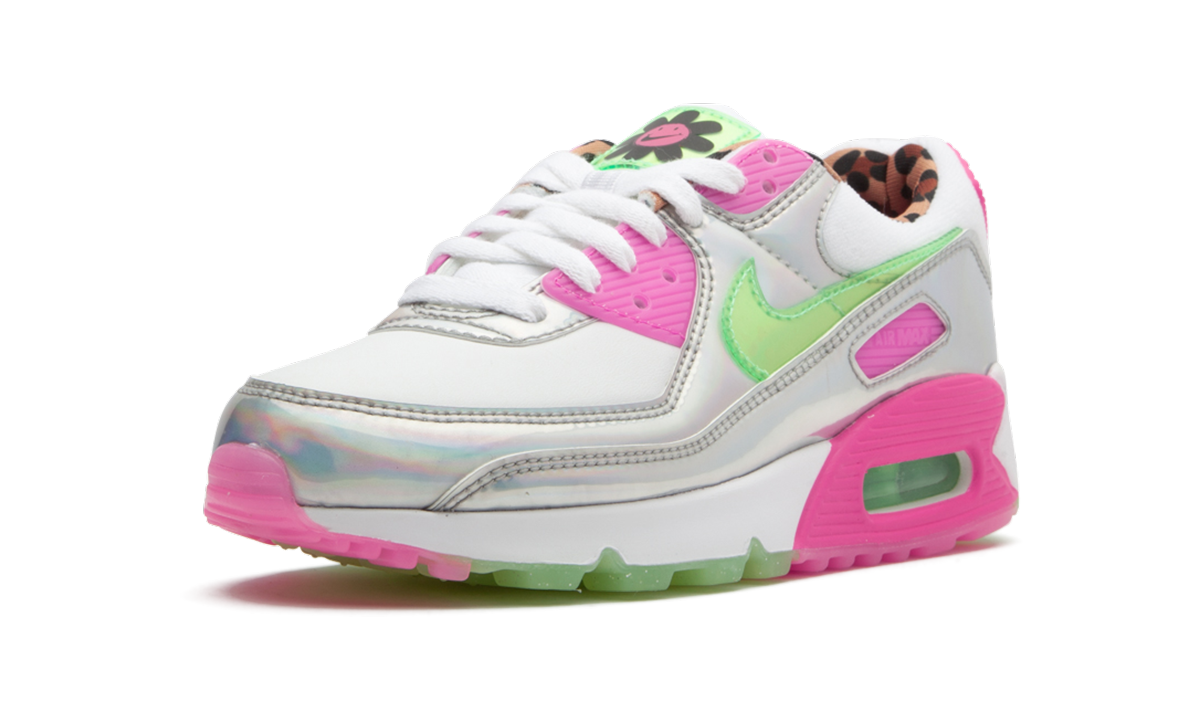 Women's AIR MAX 90 LX "Iridescent Leopard" CQ2559 100 - product image from the listing.