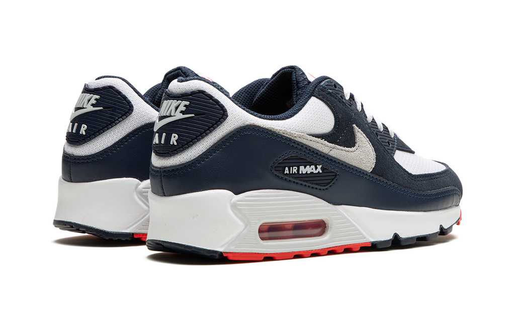 "Navy / Crimson" Air Max 90 DM0029 400 - product image from the listing.