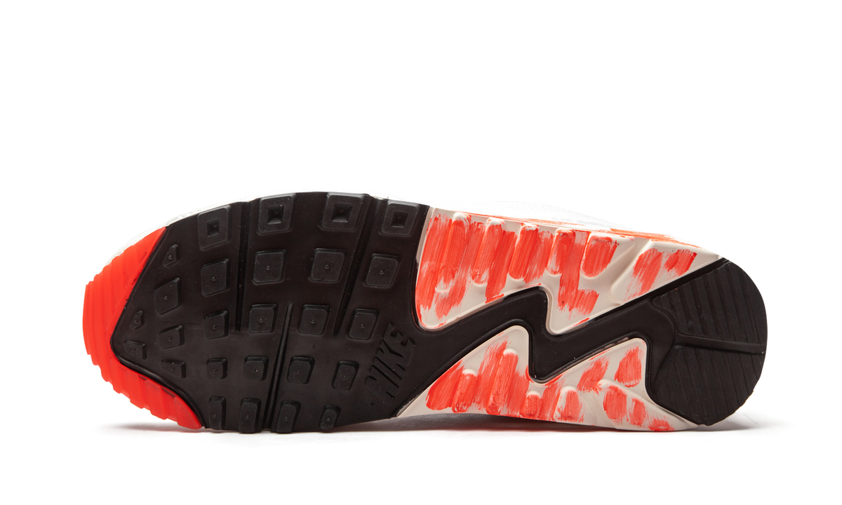 "Archetype - Bright Crimson" Air Max 90 DC7856 100 - product image from the listing.