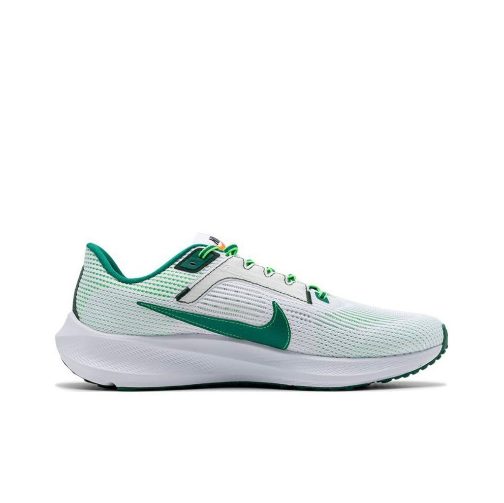 Nike Air Zoom Pegasus 40 PRM Shoes for Running, White/Green FJ0329-100 - product image from the listing.