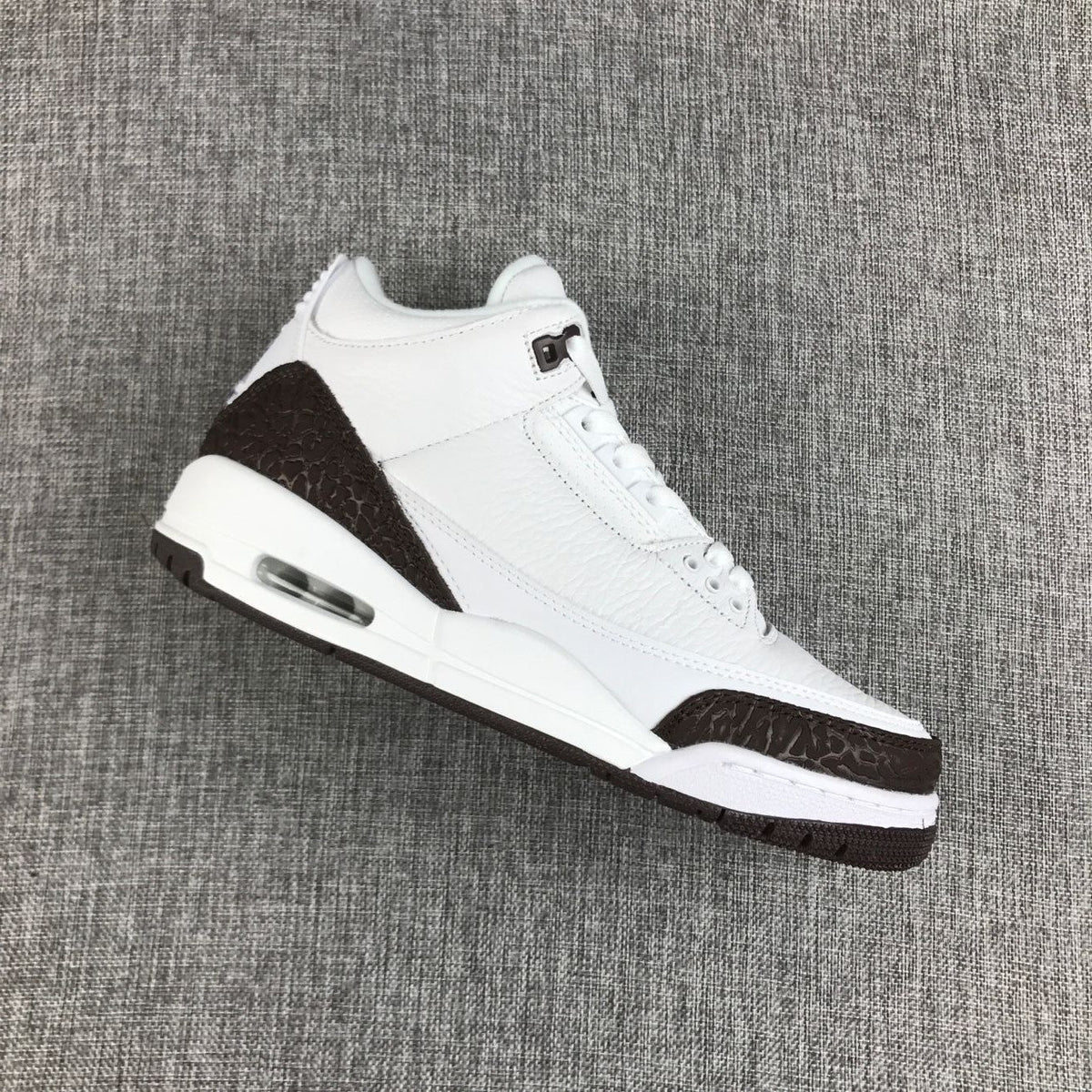 Air Jordan 3 Retro Sneakers in Mocha White and Brown - product image from the listing.