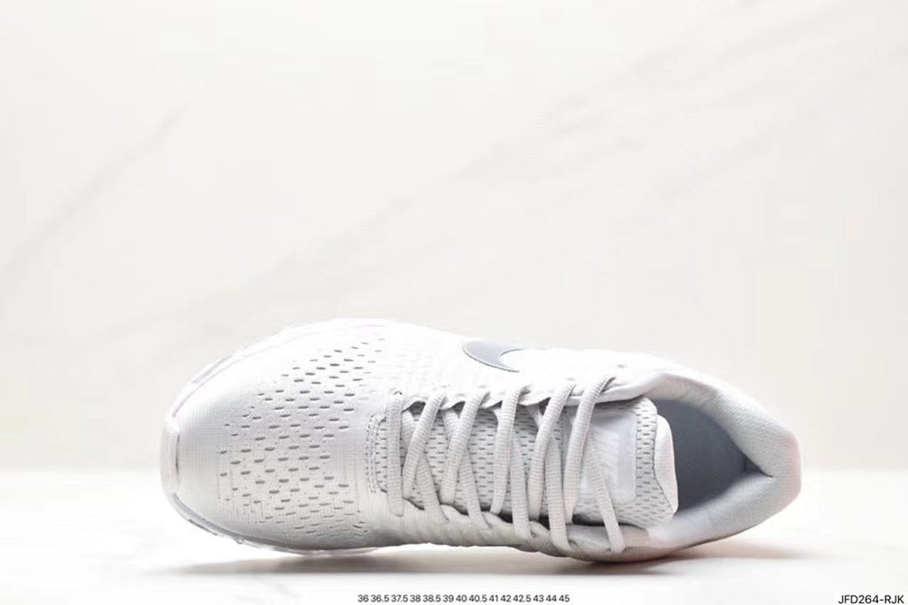 Nike Air Max 270 Sneakers in White and Silver - product image from the listing.