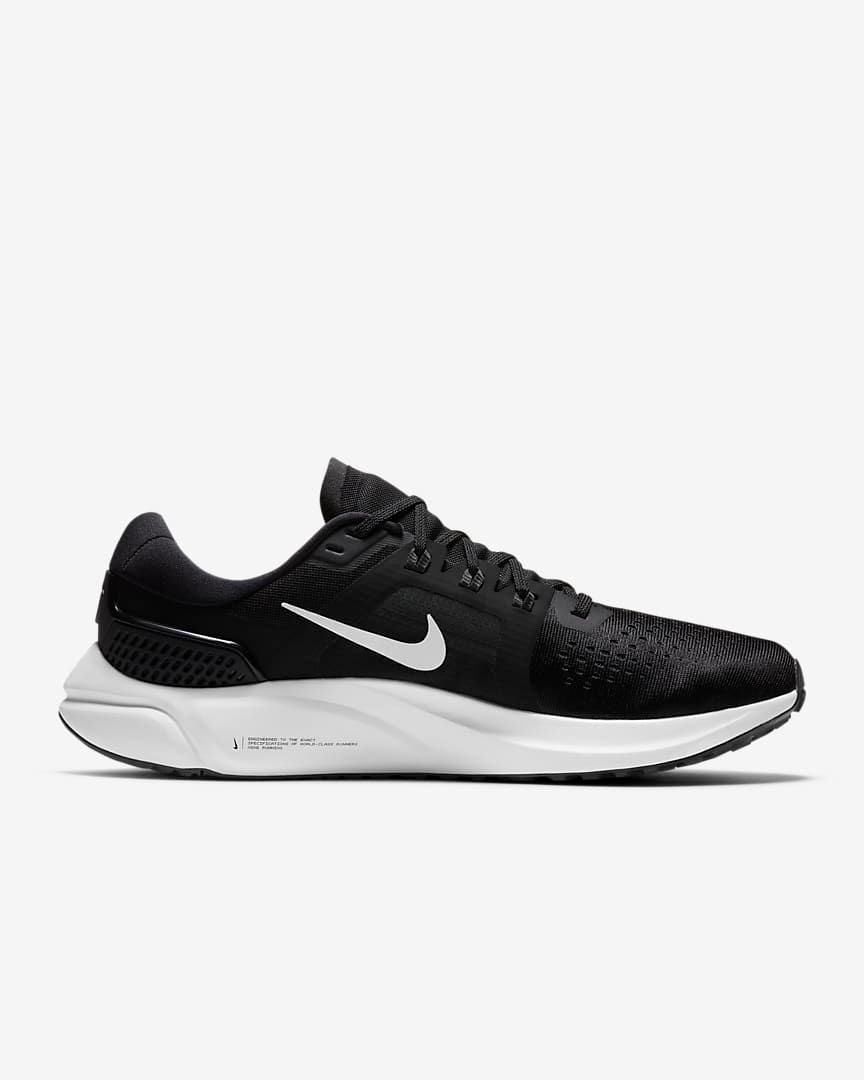 Nike Air Zoom Vomero 15 Running Shoes in Black White CU1855-001 - product image from the listing.