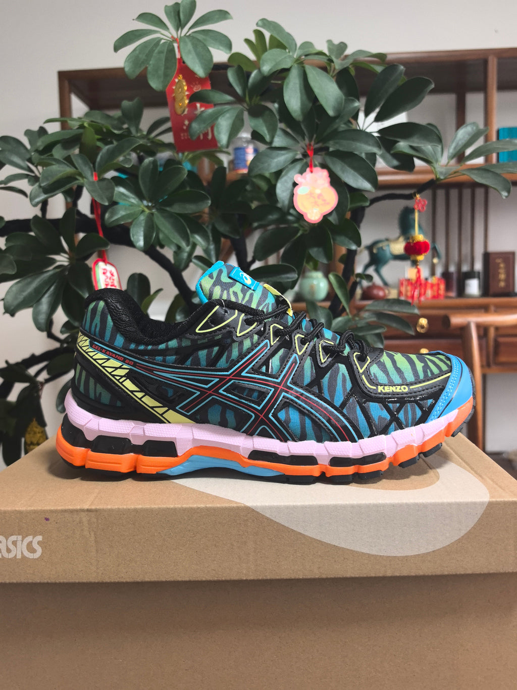 Kenzo KENZO-PACE Trainers Blue Red N11 - product image from the listing.