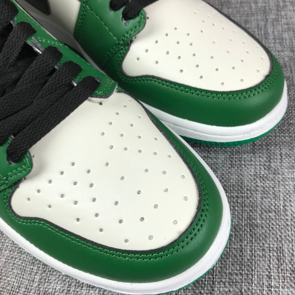 Air Jordan 1 Mid Celtics White Green Black Sneaker 852542-301 - product image from the listing.