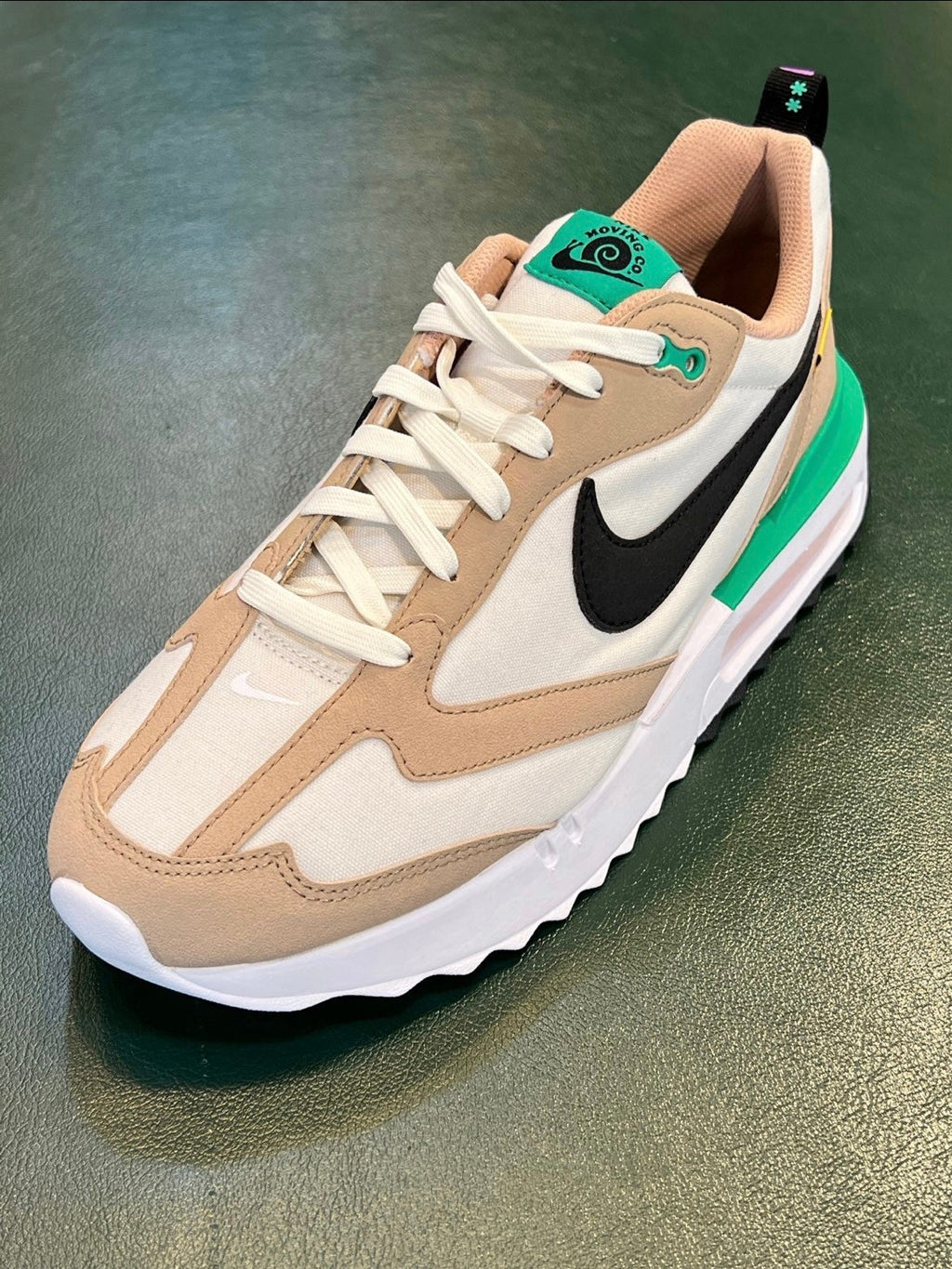 Nike Air Max Dawn DV2113-100 Sneakers, in White and Tan - product image from the listing.