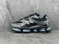 New Balance Black and Silver Running-Inspired Trainers - product image from the listing.