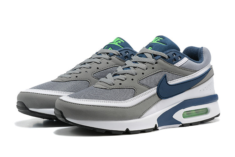 Nike Air Max Sneakers in Gray and Blue - product image from the listing.