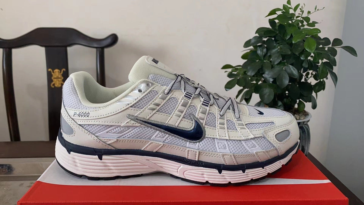 Nike P-6000 Sneakers in White Navy CD6404-108 - product image from the listing.