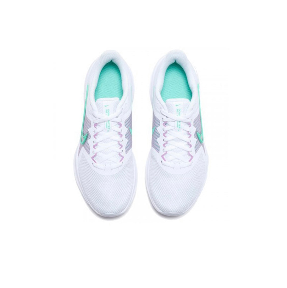 Nike Downshifter 11 Running Shoes in White CW3413-101 - product image from the listing.