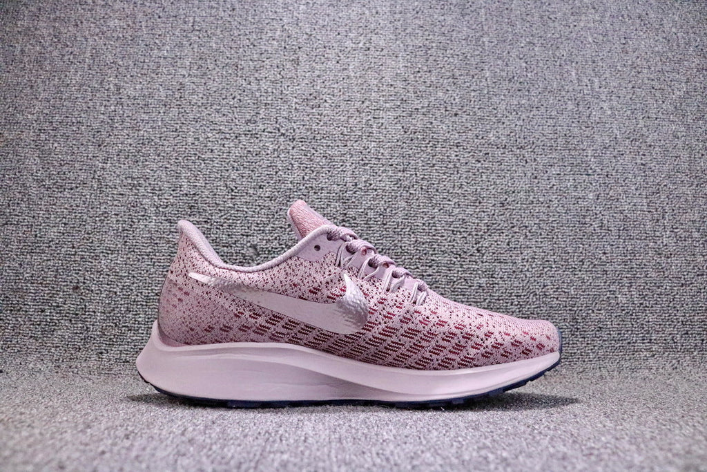 Women's Nike Air Zoom Pegasus 35 Running Shoes Rose 942855-601 - product image from the listing.