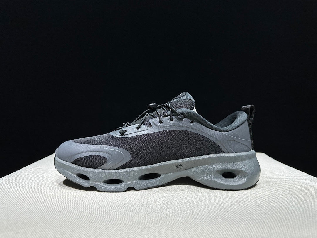On x Loewe Cloudventure 3.0 Sneakers, in Black and Grey - product image from the listing.