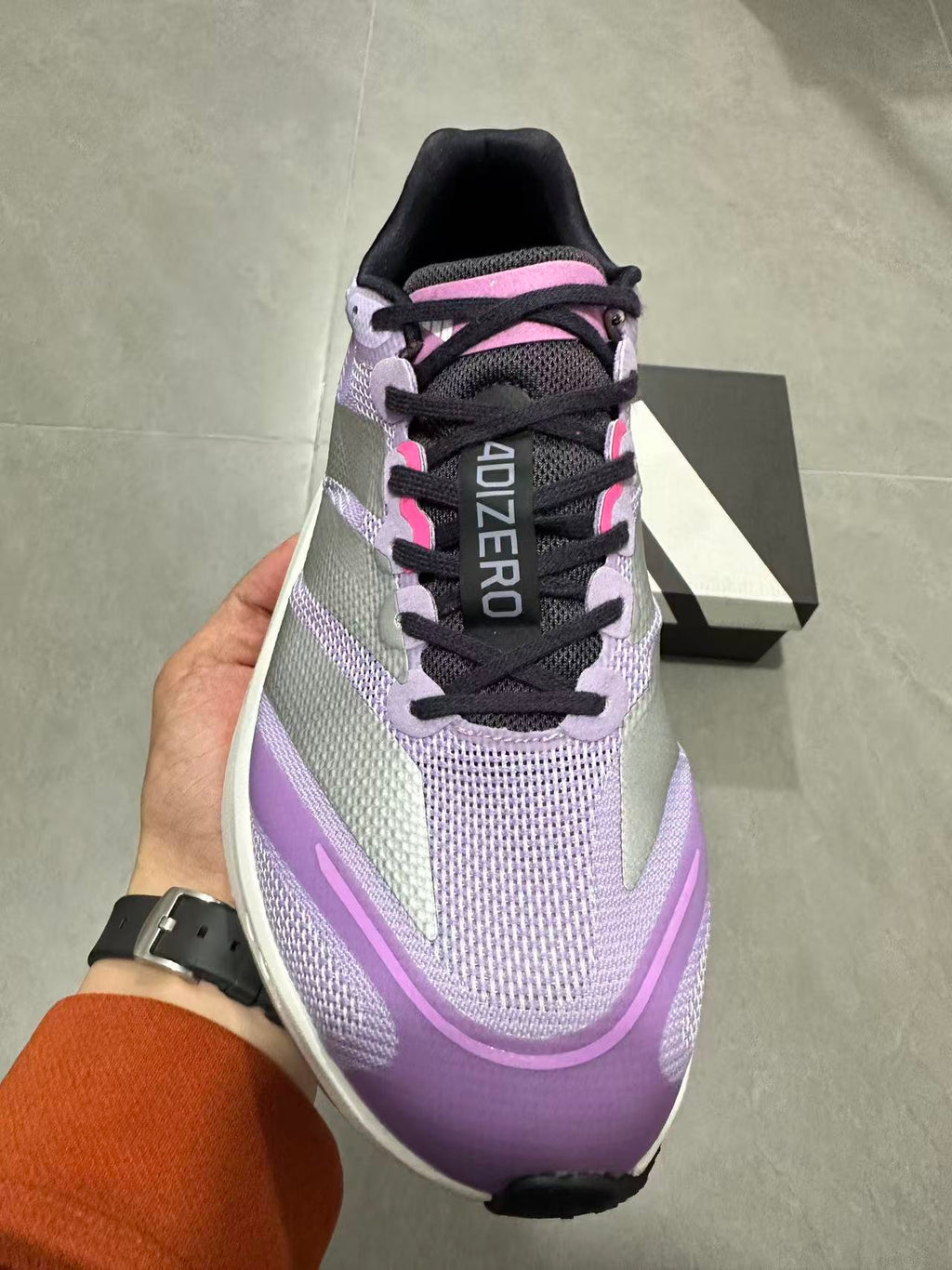 Nike Lightstrike Pro Running Shoes Lavender in Pink - product image from the listing.
