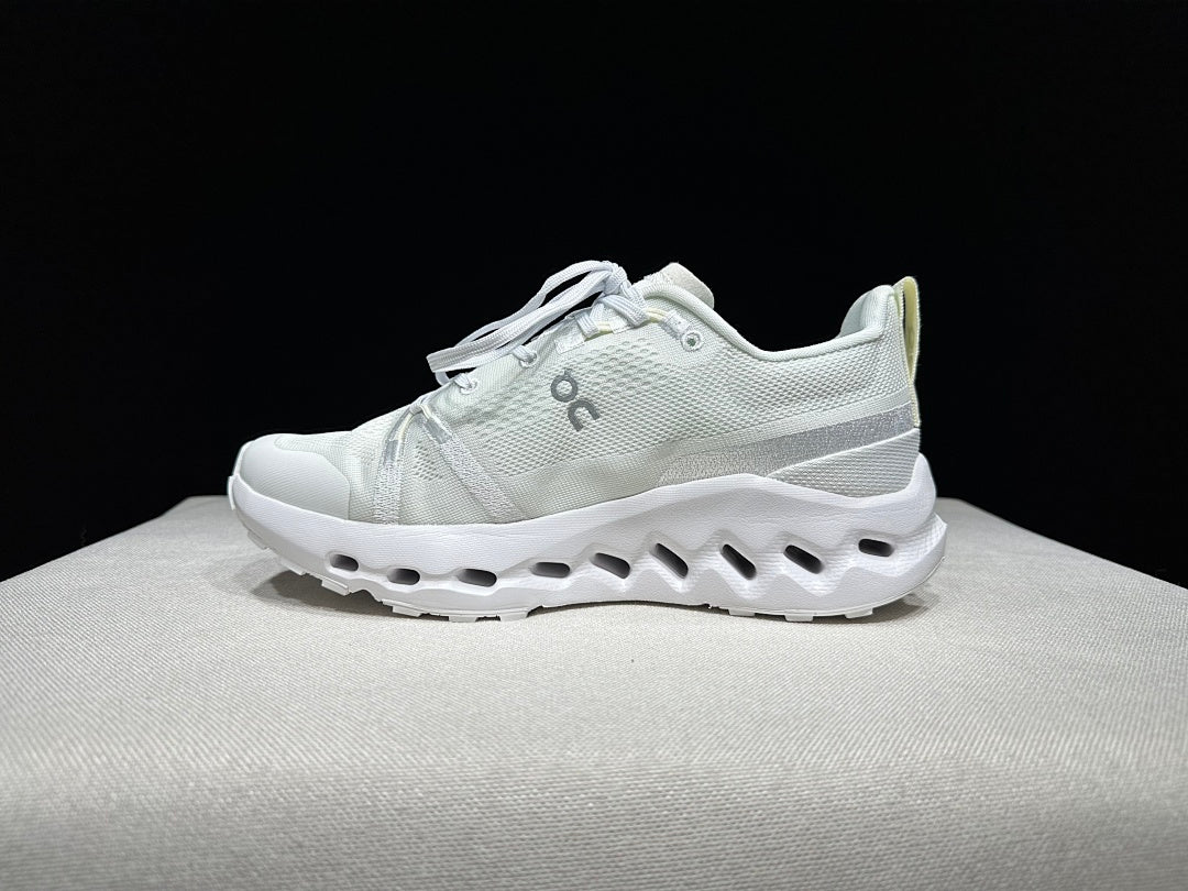 On Cloudsurfer Trail Trail Running Shoes in White - product image from the listing.