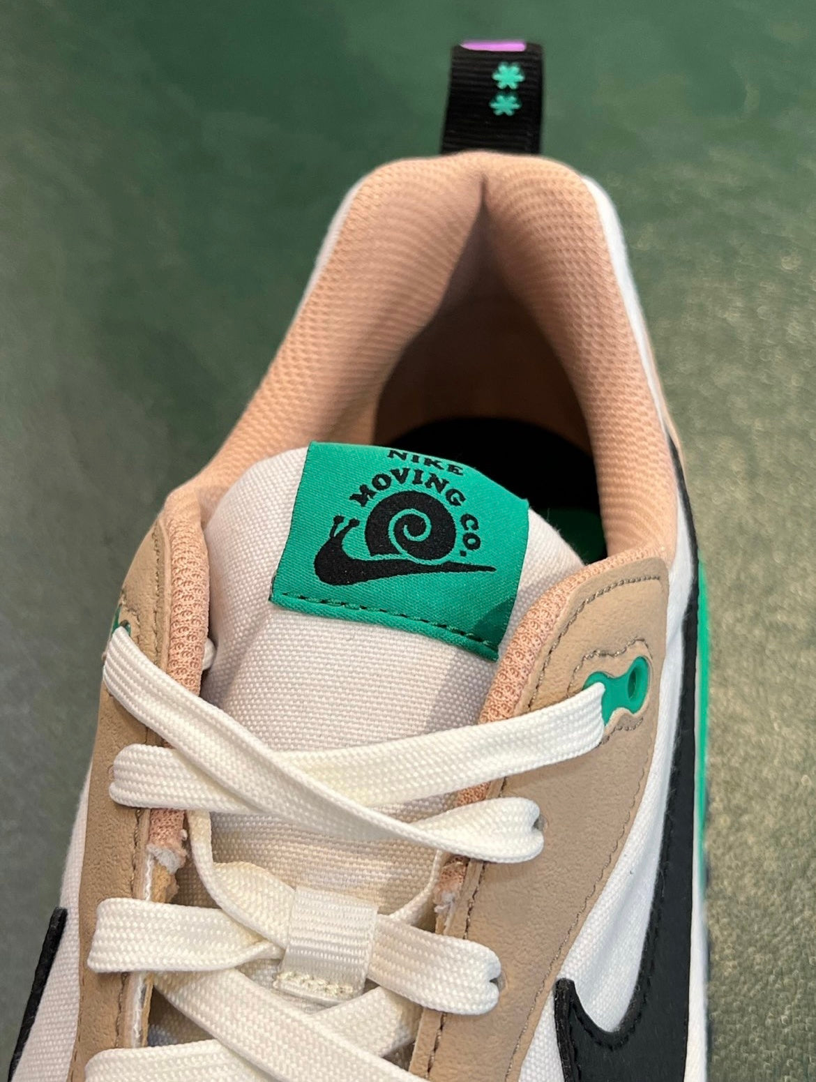 Nike Air Max Dawn DV2113-100 Sneakers, in White and Tan - product image from the listing.