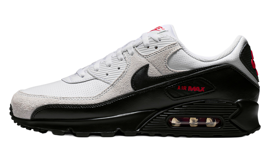 "Perforated Leather White Black" Air Max 90 IV2867 100 - product image from the listing.