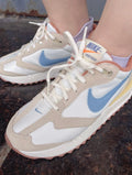 Nike Air Max Dawn Sneakers DV4248-141, in Cream and Blue - product image from the listing.