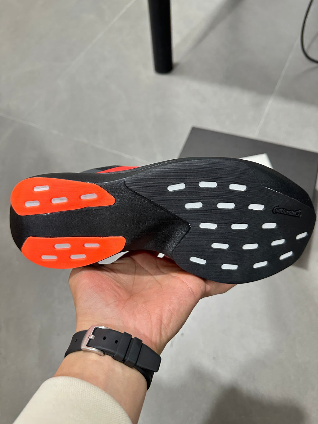 adidas Lightstrike Pro Running Shoes in Black Orange JR3414 - product image from the listing.
