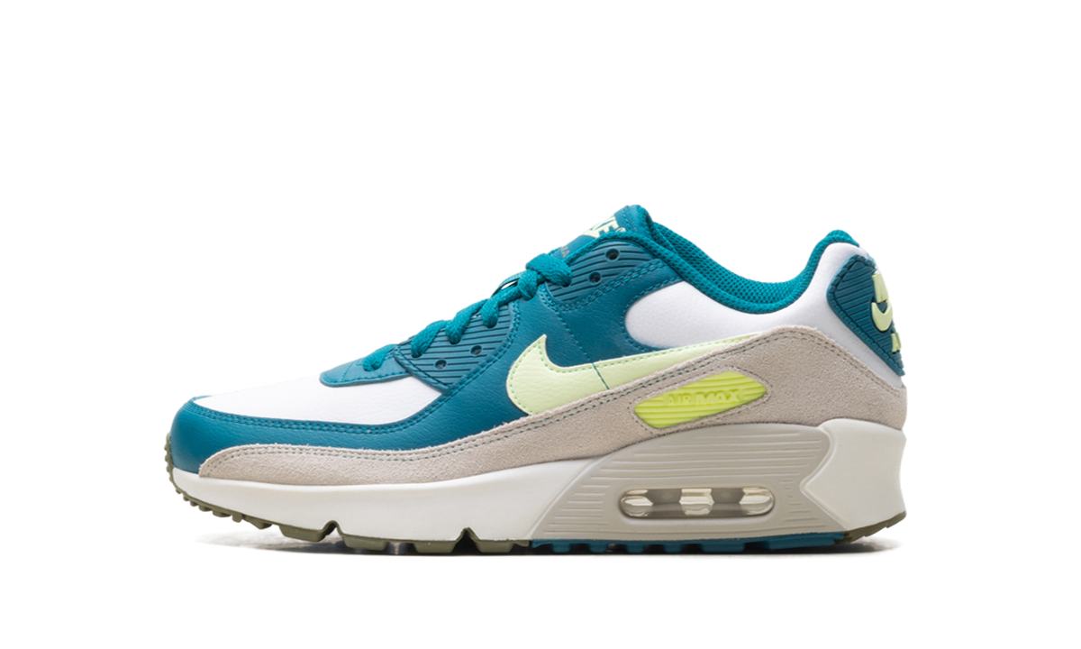"Bright Spruce Barely Volt" Air Max 90 LTR GS CD6864 124 - product image from the listing.