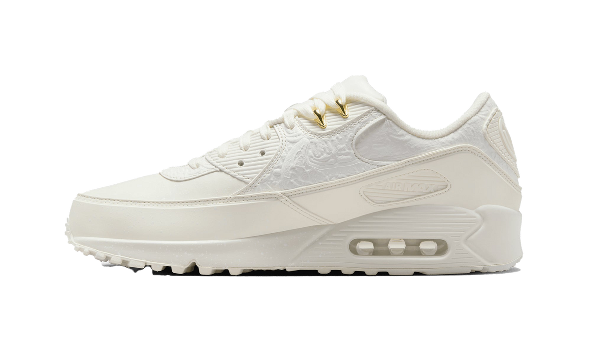 "Slawn - White Speckle" Air Max 90 FD6492 100 - product image from the listing.