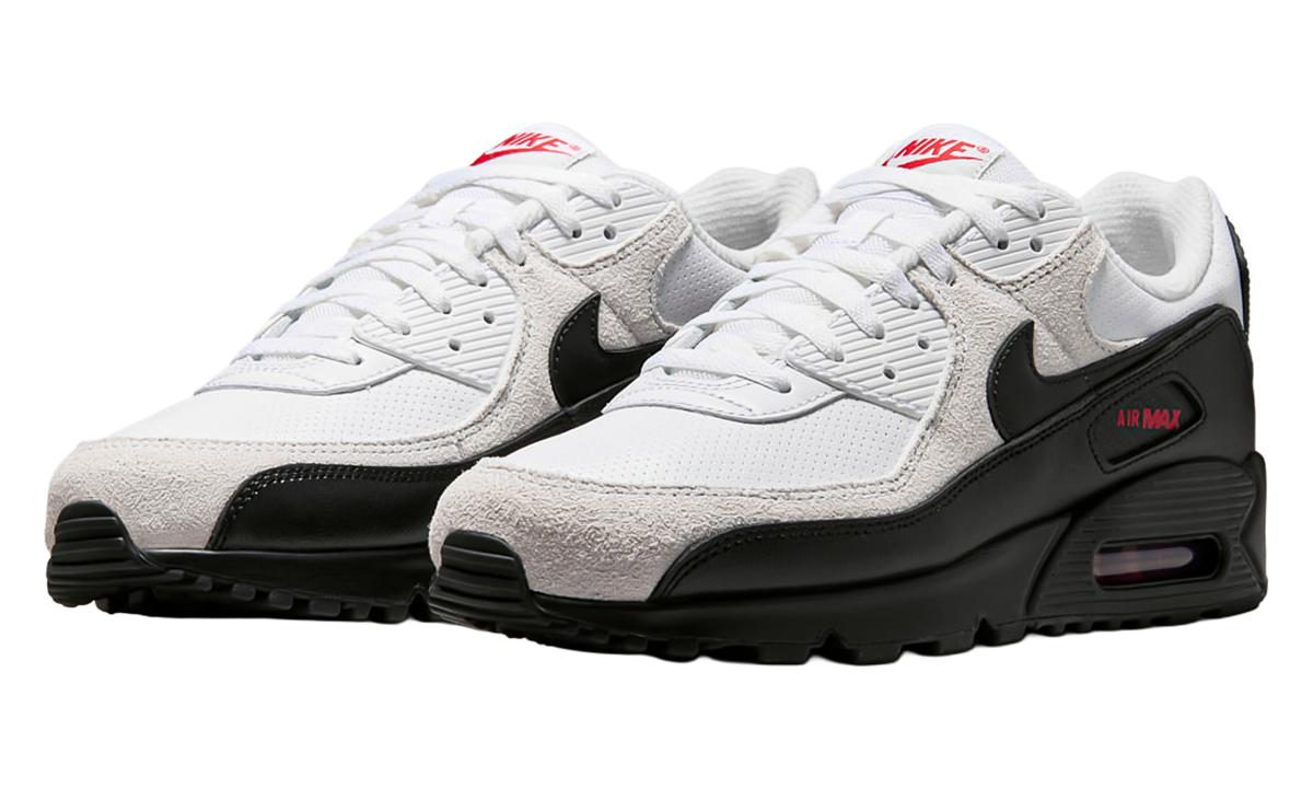"Perforated Leather White Black" Air Max 90 IV2867 100 - product image from the listing.