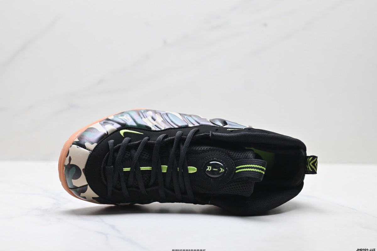 Nike Air Foamposite One Penny Hardaway Camo Trainers - product image from the listing.