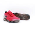 Nike Air VaporMax Red Flyknit Trainers - product image from the listing.