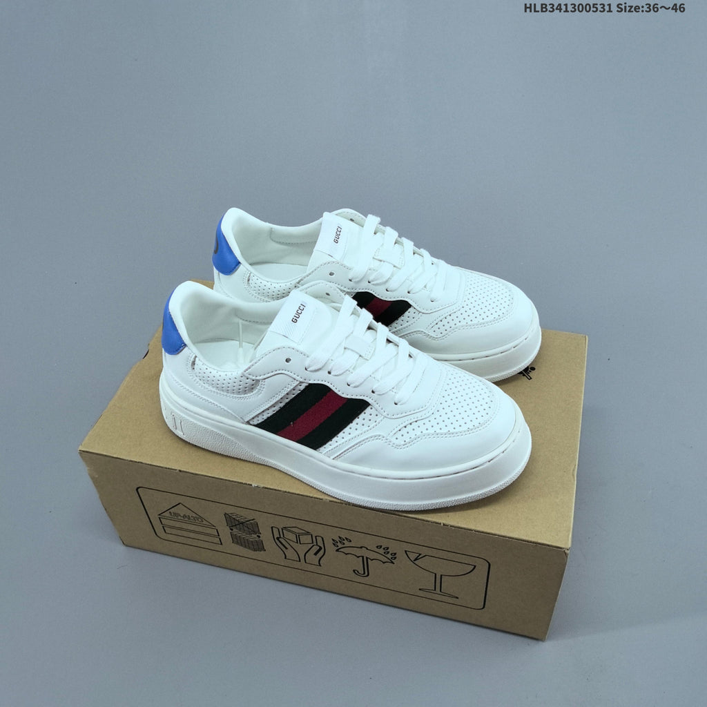Gucci Chunky B Low-Cut Sneakers, Style 675619 5ZXCO 9580 - product image from the listing.