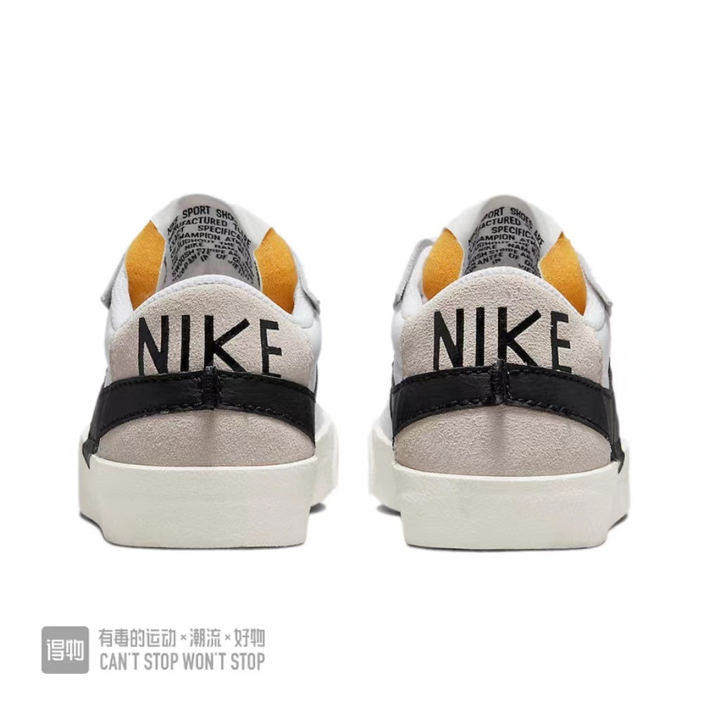 Nike Blazer Low 77 Sneakers in White Black - product image from the listing.