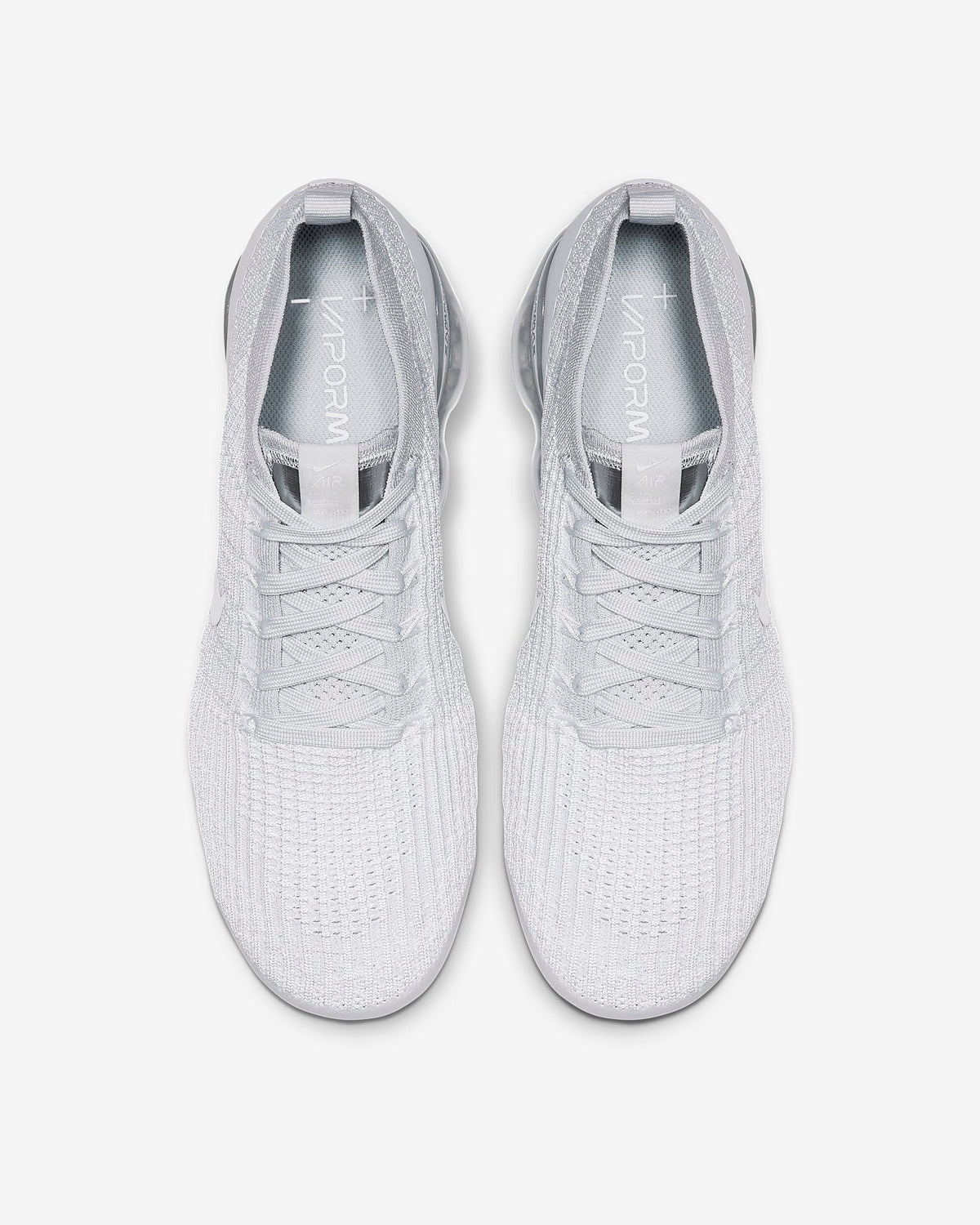 Nike Air VaporMax Flyknit 3 in White Grey AJ6900-102 - product image from the listing.
