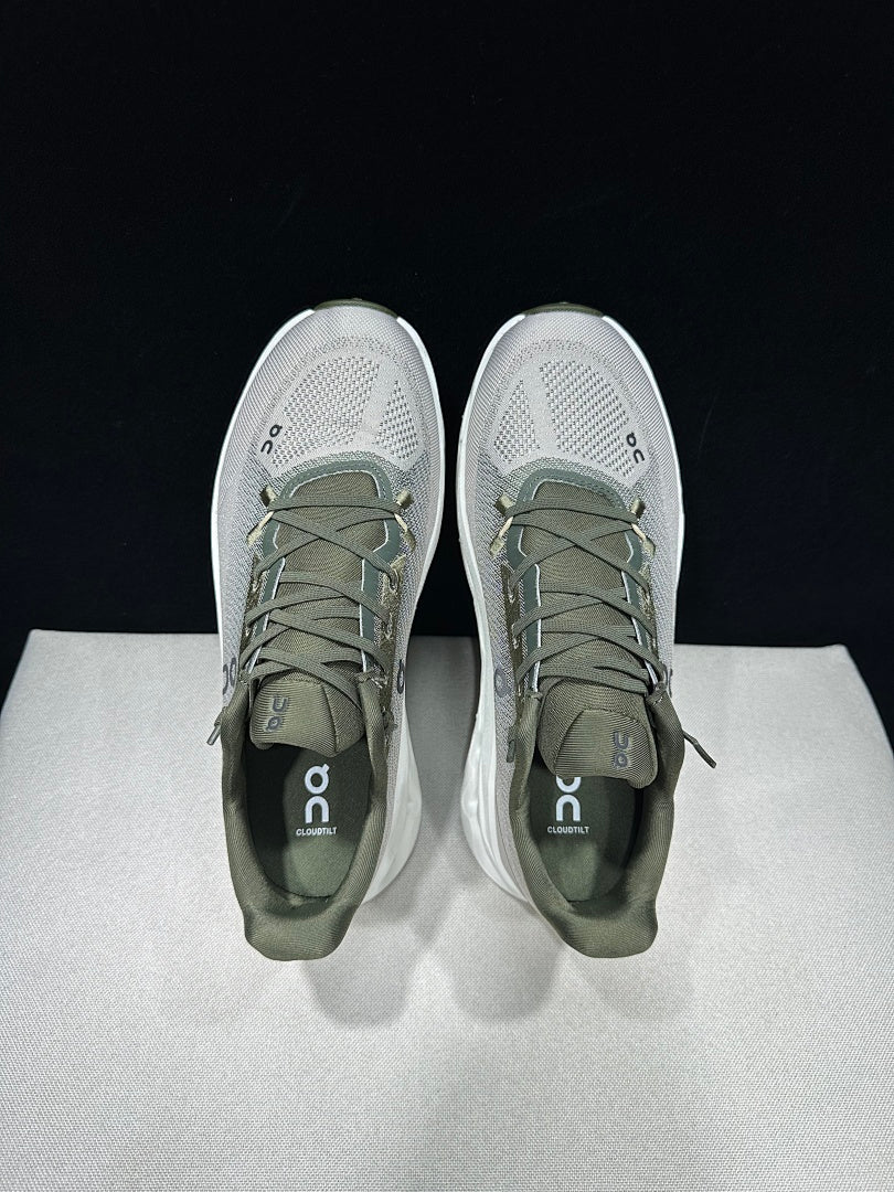 Olive and Desert On Cloudtilt Sneakers - product image from the listing.