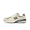 Cream and Grey New Balance 990v3 M990AD3 Sneakers - product image from the listing.