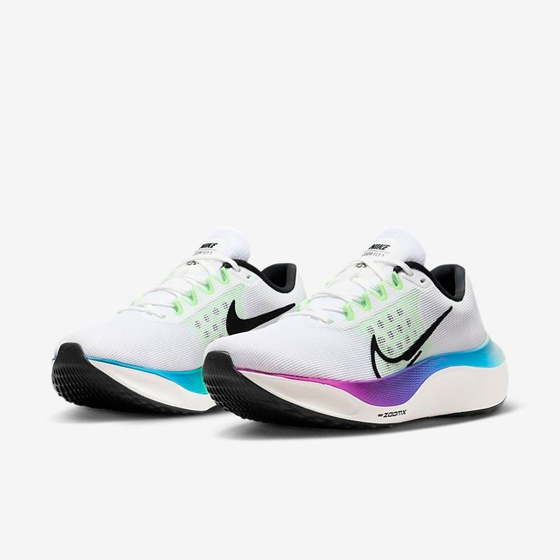 Nike Zoom Fly 5 Running Shoes FQ6851-101 in White Multicolor - product image from the listing.