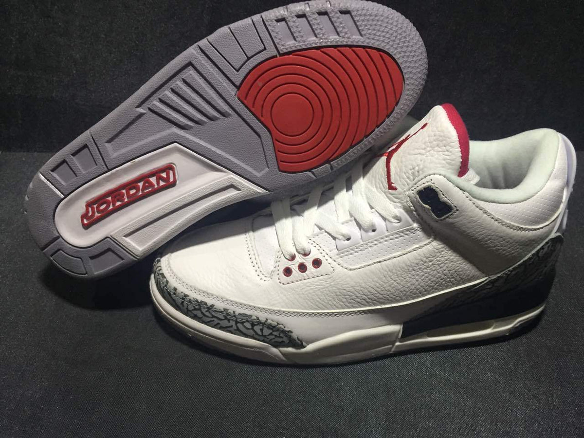 Air Jordan 3 White Cement High-Top Sneakers - product image from the listing.