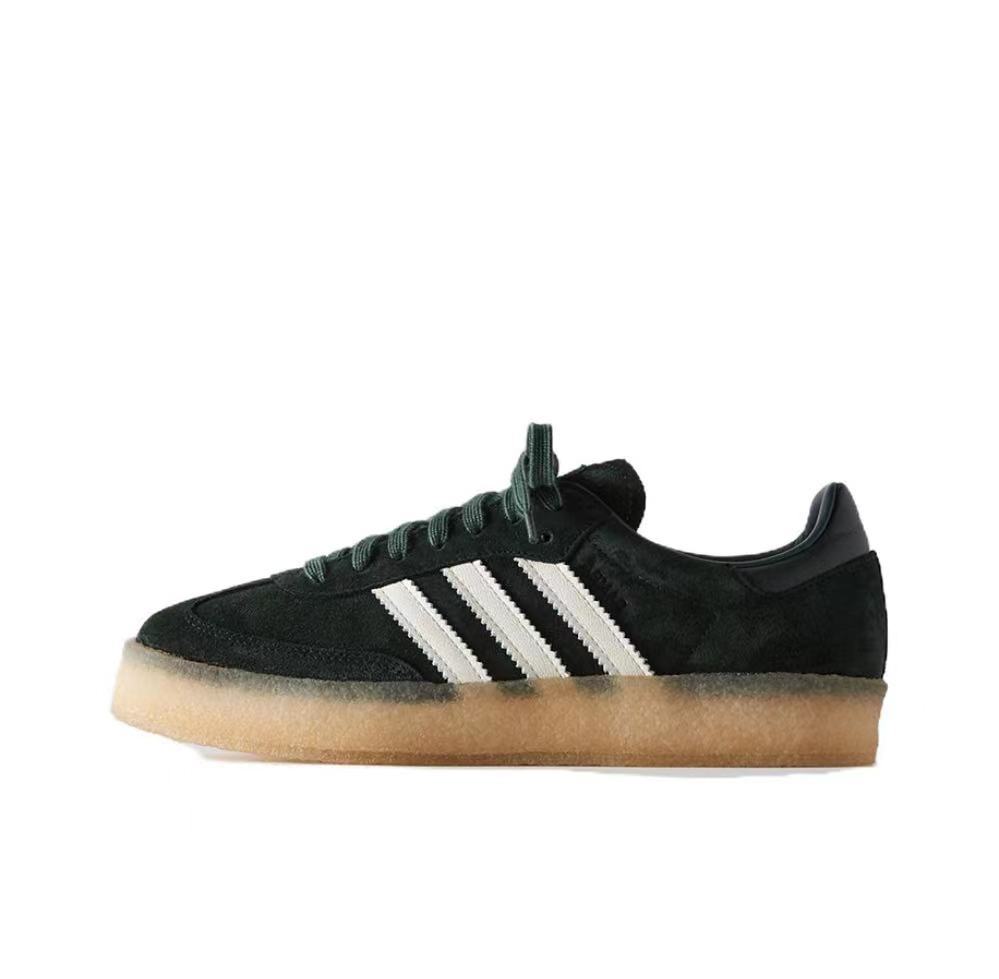 adidas ID7299 Black Low-Cut Sneakers with Gum Sole - product image from the listing.
